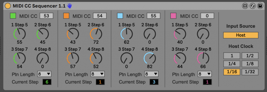 MIDI CC Max For Live